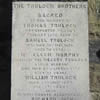 No.3183 Headstone on number 3182:  The TRULOCK Brothers | Sacred | To the Memory of | THOMAS TRULOCK | who departed this life | 8th August 1886, aged 76 | SAMUEL TRULOCK | who died 30th May 1889 | aged 70 years | Mrs ELLEN MURPHY | (sister of the Messrs TRULOCK | named hereon) | who died 8th January 1890 | aged 72 years | WILLIAM TRULOCK | died 29th July 1897 | aged 66 years | Also | In Affectionate Remembrance | RICHARD (DICK) | youngest and last surviving brother | died 24th May 1910 | JEANNIE M. widow of | RICHARD TRULOCK | entered into rest 7th August 1919 Base:  'God shall wipe away all tears from their | eyes and there shall be no more death neither | sorrow nor crying nor any more pain'